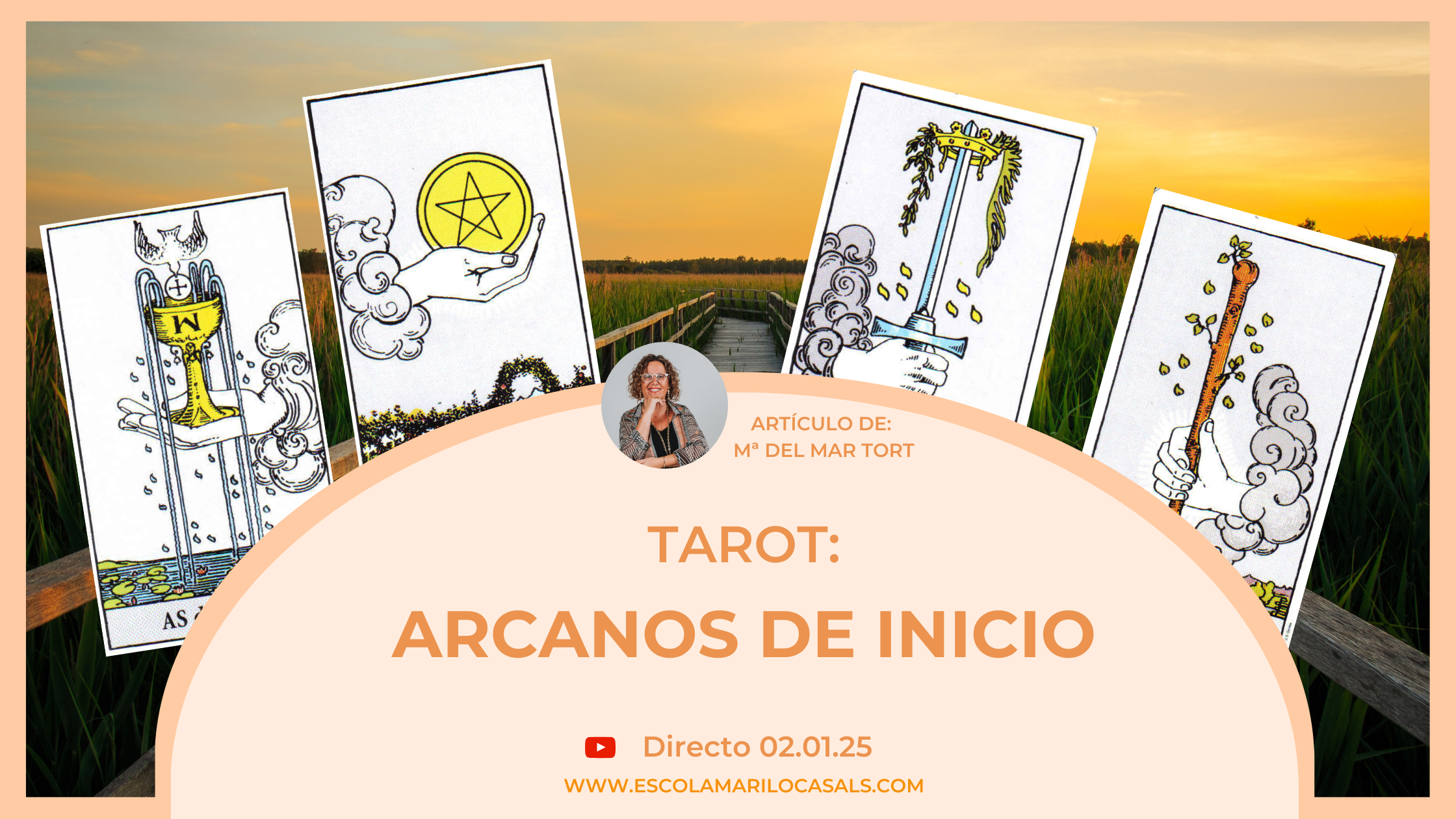 María del Mar nos habla ampliamente de los arcanos de inicio en el Tarot.