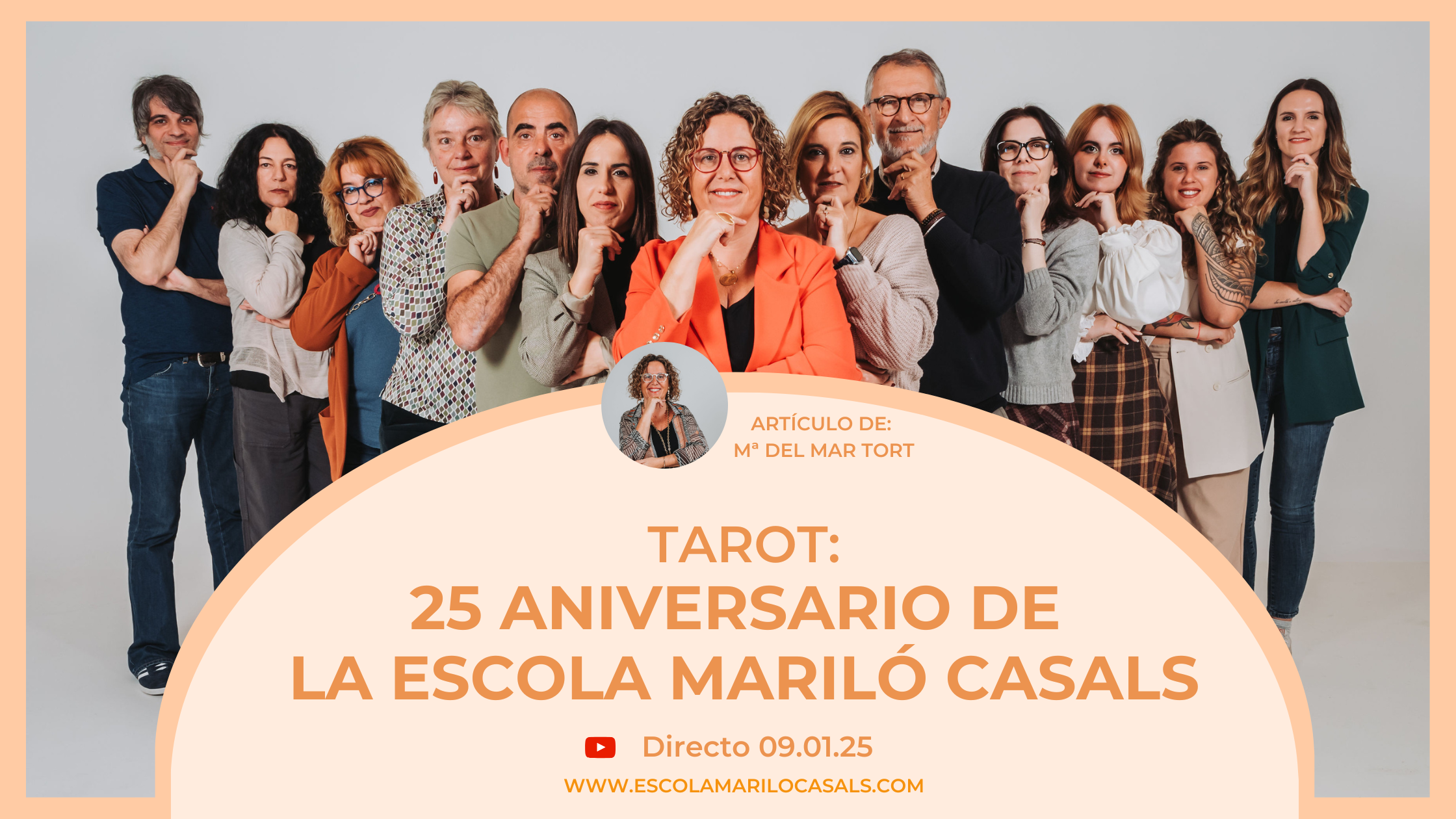 María del Mar nos hablará de las vivencias y evolución de la Escola en estos 25 años.