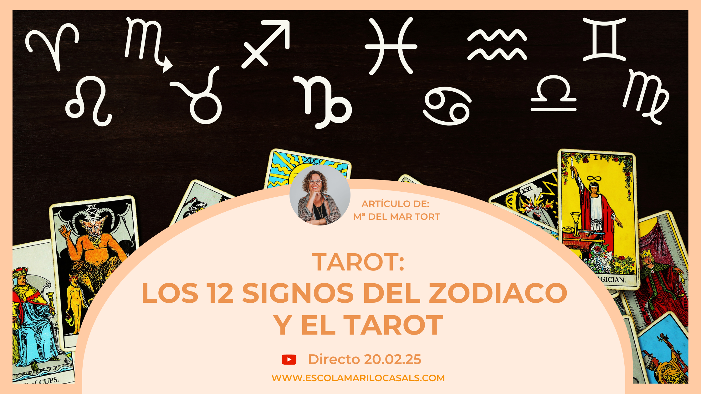 María del Mar Tort nos hablará de la relación de los signos astrológicos y el Tarot.